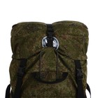 Рюкзак туристический, 120 л, отдел на шнурке, 2 наружных кармана, цвет зелёный/пиксели - фото 7884354