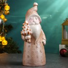 Копилка "Дед Мороз, елку принес" кремовый, 24 см - фото 1496262