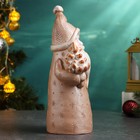 Копилка "Дед Мороз, елку принес" кремовый, 24 см - Фото 4