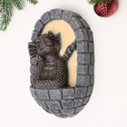 Подвесной декор "Дракончик в окошечке" 13х7х20см - фото 36566613