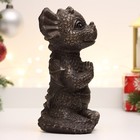 Копилка "Дракон маленький" 10х8х16см, бронза - Фото 4