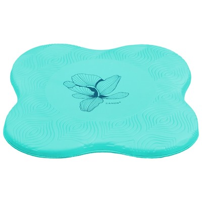 Коврик под колени для йоги Sangh Flower, 20×20 см, бирюзовый
