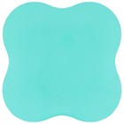 Коврик под колени для йоги Sangh Flower, 20×20 см, цвет бирюзовый - Фото 3