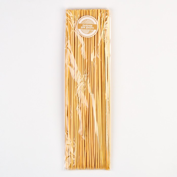 Набор деревянных палочек для декора, 100 шт., 1 × 9 × 30 см