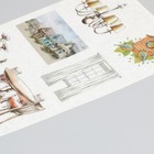Наклейка бумага "Интерьер загородного дома" набор 6 листов 18,6х10 см - фото 7904103