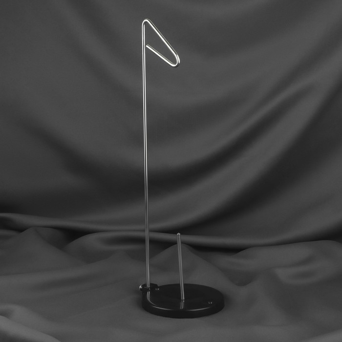 Органайзер-стойка для ниток, на подставке, 40,7 × 12 × 12 см, цвет чёрный