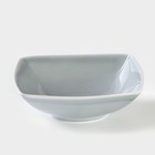 Салатник фарфоровый «Акварель», d=12 см, цвет серый - фото 5328311