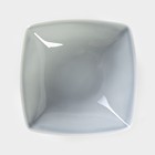 Салатник фарфоровый «Акварель», d=12 см, цвет серый - фото 4406096