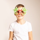 Карнавальные очки «Дракончик», цвет зелёный фетр - Фото 3