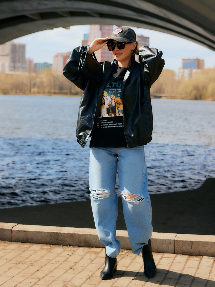 Джинсы женские палаццо MIST: Denim, размер (26) 42, голубые - Фото 1