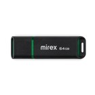 Флешка Mirex SPACER, 64 ГБ, USB 2.0, чтение до 25 Мб/с, запись до 15 Мб/с, чёрная - Фото 1