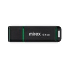 Флешка Mirex SPACER, 64 Гб ,USB3.0, чт до 100 Мб/с, зап до 40 Мб/с, чёрная - фото 320745370
