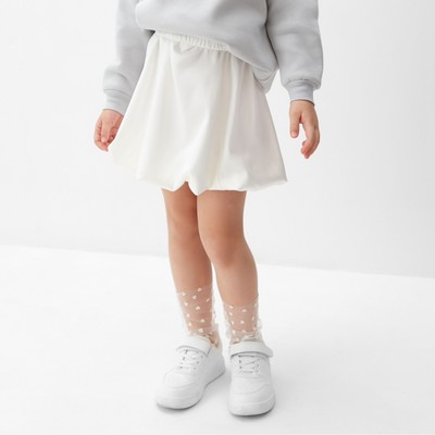 Юбка-баллон для девочки KAFTAN, размер 38 (146-152 см), молочная