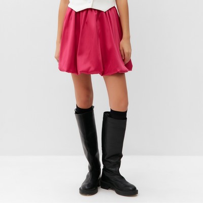 Юбка мини баллон женская MIST, размер М, розовая
