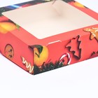 Коробка складная с окном "Апельсин", 15 х 15 х 4 см - Фото 4