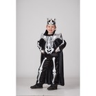 Карнавальный костюм «Кощей Бессмертный», рост 116 см, р. 60: сорочка, брюки, плащ, корона - фото 11623759