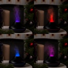 Увлажнитель воздуха Luazon HM-10, эффект пламени, 130 мл, 4.5 Вт, USB, чёрный - Фото 2