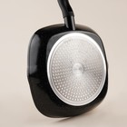 Сковорода-гриль SL Home, d=28 см, h=4.2 см, антипригарное покрытие, индукция, кованый алюминий, чёрная - Фото 5