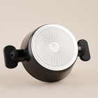 Кастрюля SL Home, d=20 см, h=8.8 см, индукция, с эмалированным покрытием, алюминий, чёрная - Фото 5