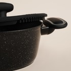 Кастрюля SL Home, d=20 см, h=8.8 см, индукция, с эмалированным покрытием, алюминий, чёрная - Фото 6