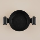 Кастрюля SL Home, d=20 см, h=8.8 см, индукция, с эмалированным покрытием, алюминий, чёрная - Фото 7