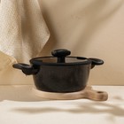 Кастрюля SL Home, d=20 см, h=8.8 см, индукция, с эмалированным покрытием, алюминий, чёрная - Фото 10