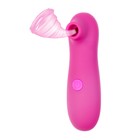 Бесконтактный вакуумно-волновой стимулятор клитора 10 режимов, малиновый - Фото 5