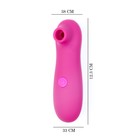 Бесконтактный вакуумно-волновой стимулятор клитора 10 режимов, малиновый - Фото 2