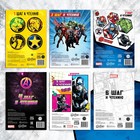 Книги обучающие набор «Учимся читать», 6 шт. по 24 стр., А5, Мстители - Фото 7