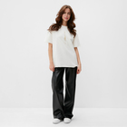 Футболка женская MINAKU:Exclusive print, цвет экрю, размер 48 10183514