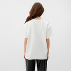 Футболка женская MINAKU:Exclusive print, цвет экрю, размер 48 10183514