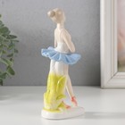 Сувенир керамика "Балерина в голубой юбке" 6х7х16 см - фото 7885182