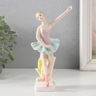 Сувенир керамика "Балерина в зеленой юбке" 9х5,4х17 см - фото 7885189