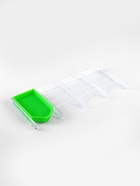 Органайзер-ванночка для бисера и страз, 4.8×9 см, 4 шт. на подставке, зелёный, прозрачный - Фото 6