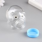 Баночка для скрапбукинга пластик "Поросёнок" 125 мл МИКС 7,5х5,7х5,2 см 9929801