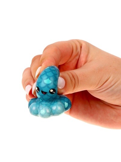 Сквиш антистресс - игрушка «Осьминог», мялка, МИКС