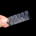 Накладные ногти «Wine», 12 шт., с клеевыми пластинами, форма мягкий квадрат, бордовые, серебристые - Фото 5