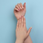 Накладные ногти «Flourish», 12 шт, с клеевыми пластинами, форма мягкий квадрат, цвет розовый/белый - фото 8574296