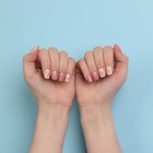 Накладные ногти «Flourish», 12 шт, с клеевыми пластинами, форма мягкий квадрат, цвет розовый/белый - Фото 14