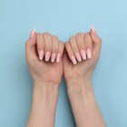 Накладные ногти «Fire», 12 шт, с клеевыми пластинами, форма балерина, цвет розовый/белый - Фото 14