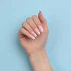 Накладные ногти «Fire», 12 шт., с клеевыми пластинами, форма балерина, розовые, белые - Фото 16