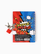 Записная книжка на замочке А6, 50 л. «Настоящий герой» - Фото 2