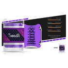 Мастурбатор сквозной Through HARD, силикон, фиолетовый - Фото 3