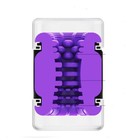 Мастурбатор сквозной Оки-Чпоки Through HARD, силикон, фиолетовый - Фото 6