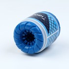 Мастурбатор сквозной Through SOFT, силикон, синий - Фото 2