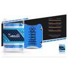 Мастурбатор сквозной Through SOFT, силикон, синий - Фото 5