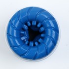 Мастурбатор сквозной Through SOFT, силикон, синий - Фото 3