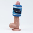 Мастурбатор сквозной Through SOFT, силикон, синий - Фото 1