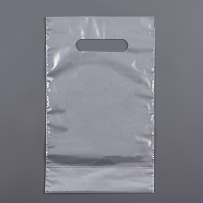 Пакет полиэтиленовый с вырубной ручкой, 16×26 см 35 мкм - Фото 1