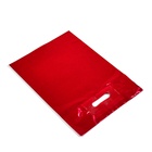 Пакет полиэтиленовый с вырубной усиленной ручкой, Фуксия 30 х 40 см, 50 мкм 10137866